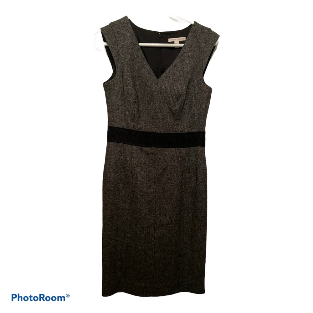 Banana Republic Gray and Black Dress Size 2